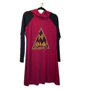 Def Leppard kids dress up cycle red and gray hoodie